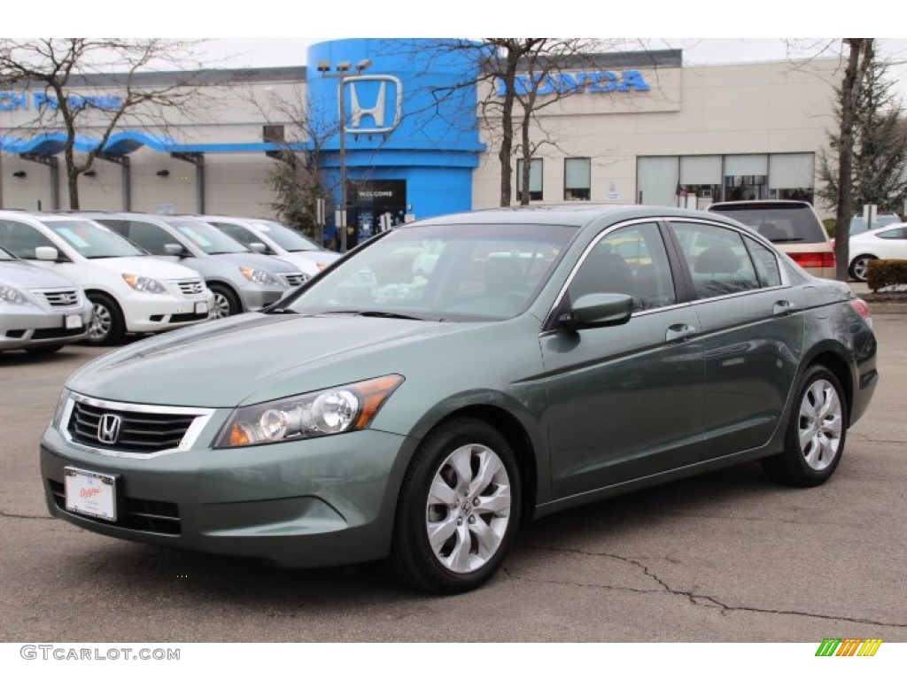 2010 Accord EX Sedan - Mystic Green Metallic / Black photo #1