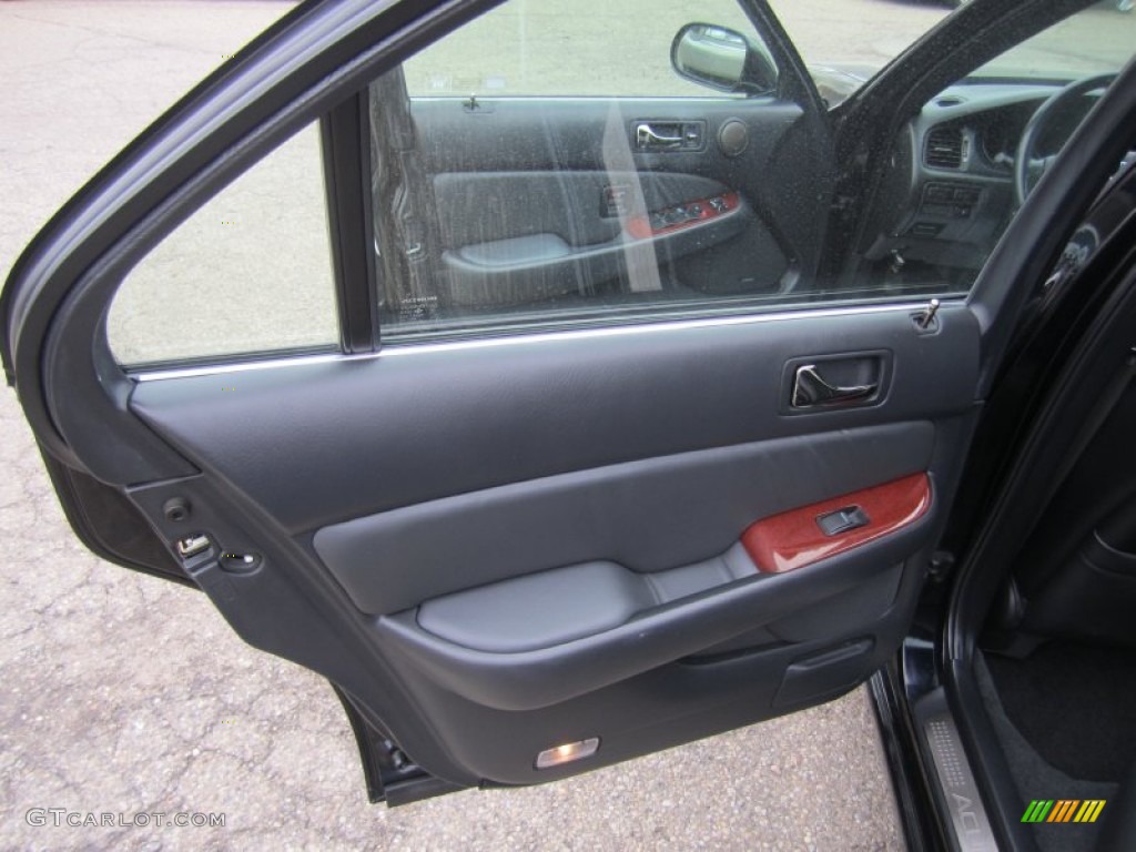 2004 Acura RL 3.5 Ebony Door Panel Photo #78252577