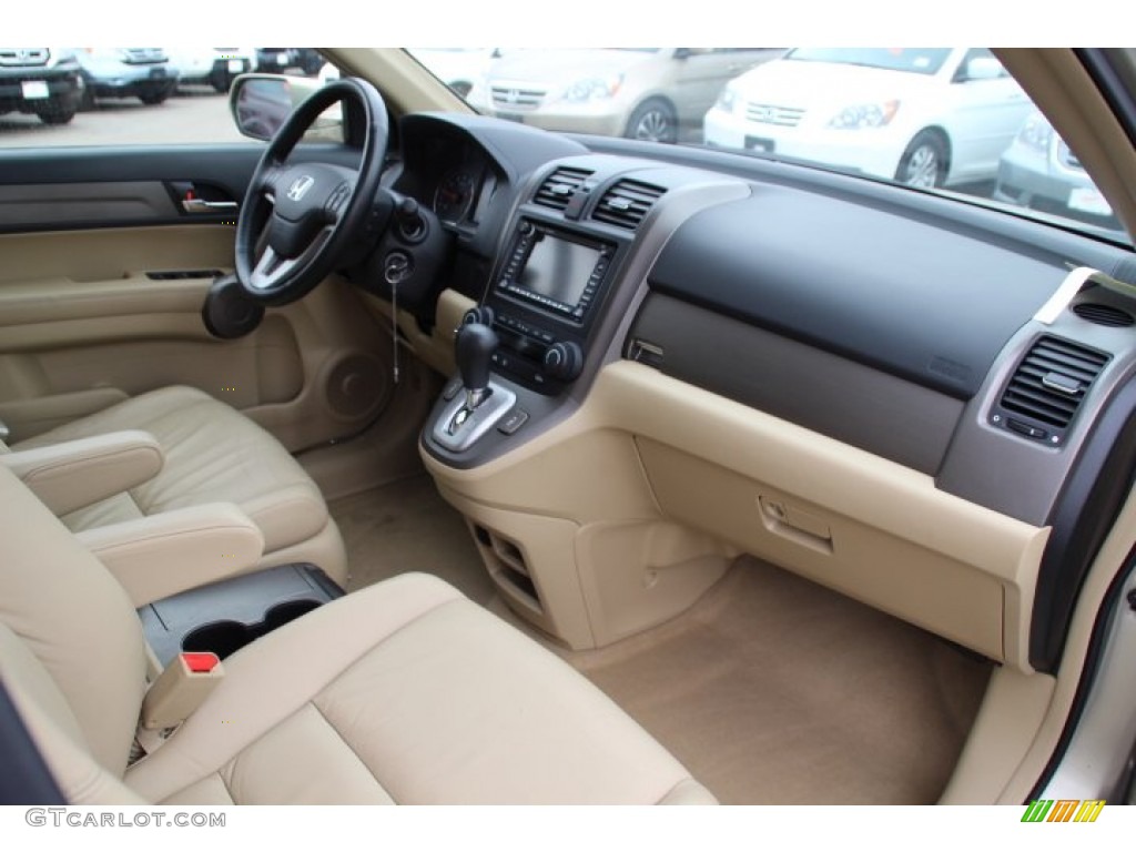 2008 Honda CR-V EX-L 4WD Ivory Dashboard Photo #78252760