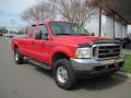 Red Clearcoat 2003 Ford F250 Super Duty Lariat SuperCab 4x4 Exterior