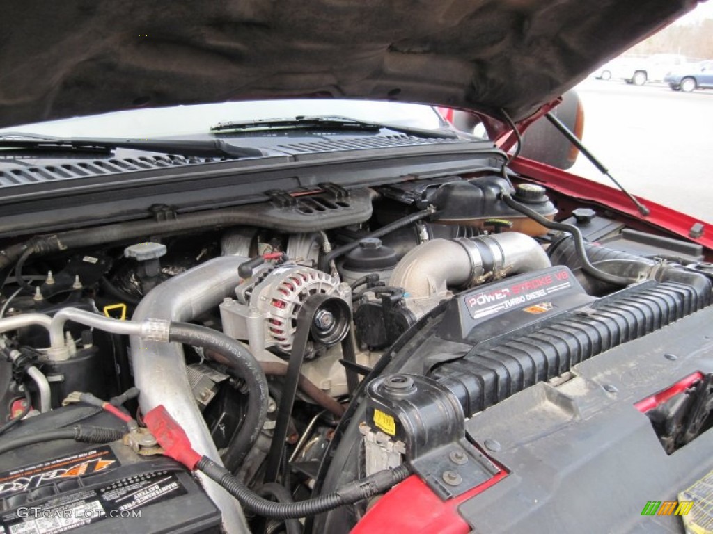2003 Ford F250 Super Duty Lariat SuperCab 4x4 6.0 Liter OHV 32 Valve Power Stroke Turbo Diesel V8 Engine Photo #78253189