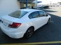 2013 White Orchid Pearl Honda Civic EX-L Sedan  photo #6