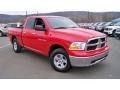 2012 Flame Red Dodge Ram 1500 SLT Quad Cab 4x4  photo #3