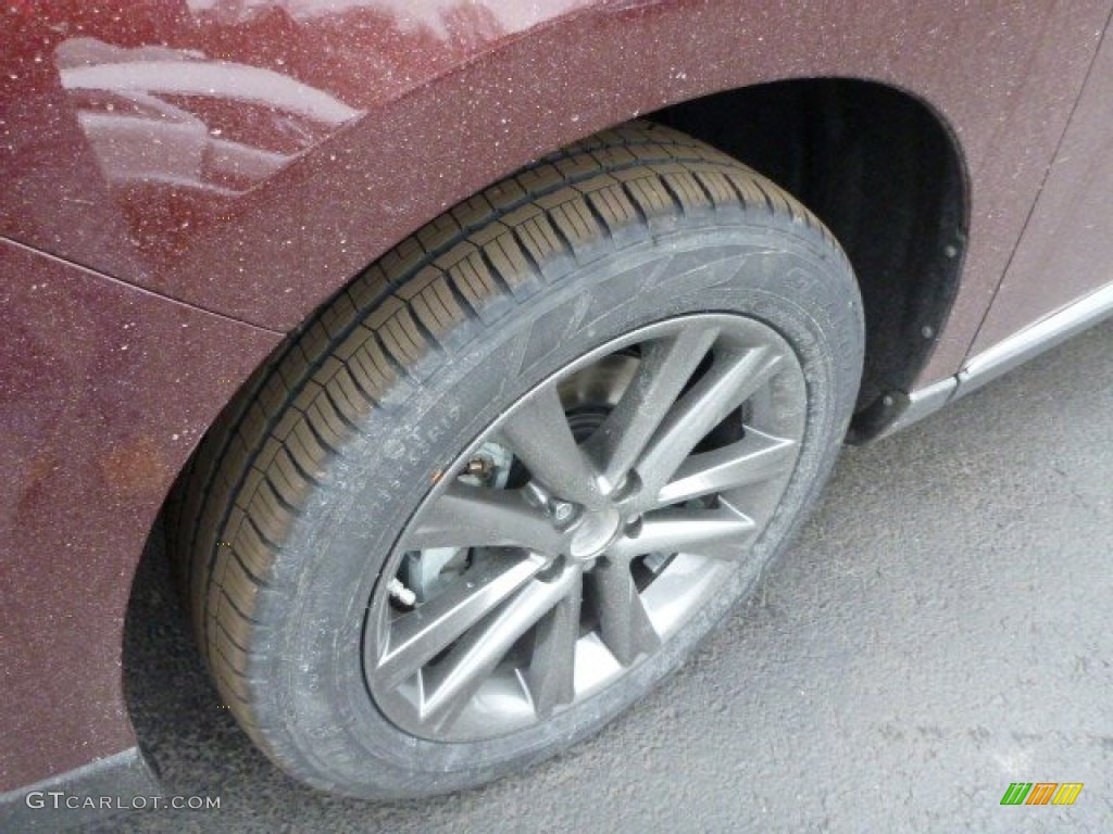 2013 RX 350 AWD - Claret Red Mica / Black/Ebony Birds Eye Maple photo #9