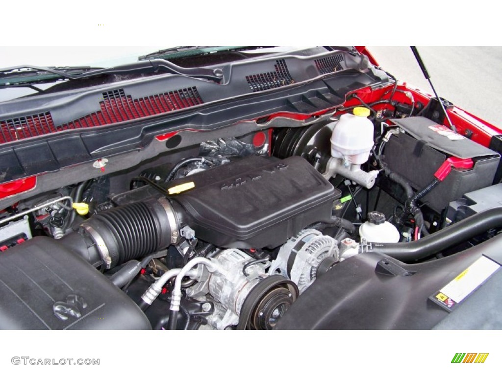 2012 Dodge Ram 1500 SLT Quad Cab 4x4 4.7 Liter SOHC 16-Valve Flex-Fuel V8 Engine Photo #78254258