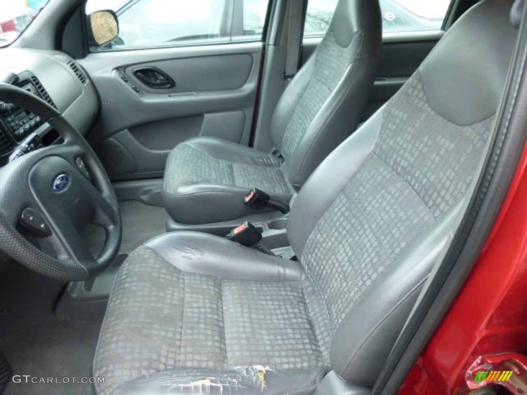 Medium Graphite Grey Interior 2001 Ford Escape XLS V6 4WD Photo #78254347