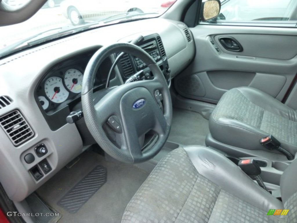 Medium Graphite Grey Interior 2001 Ford Escape XLS V6 4WD Photo #78254408