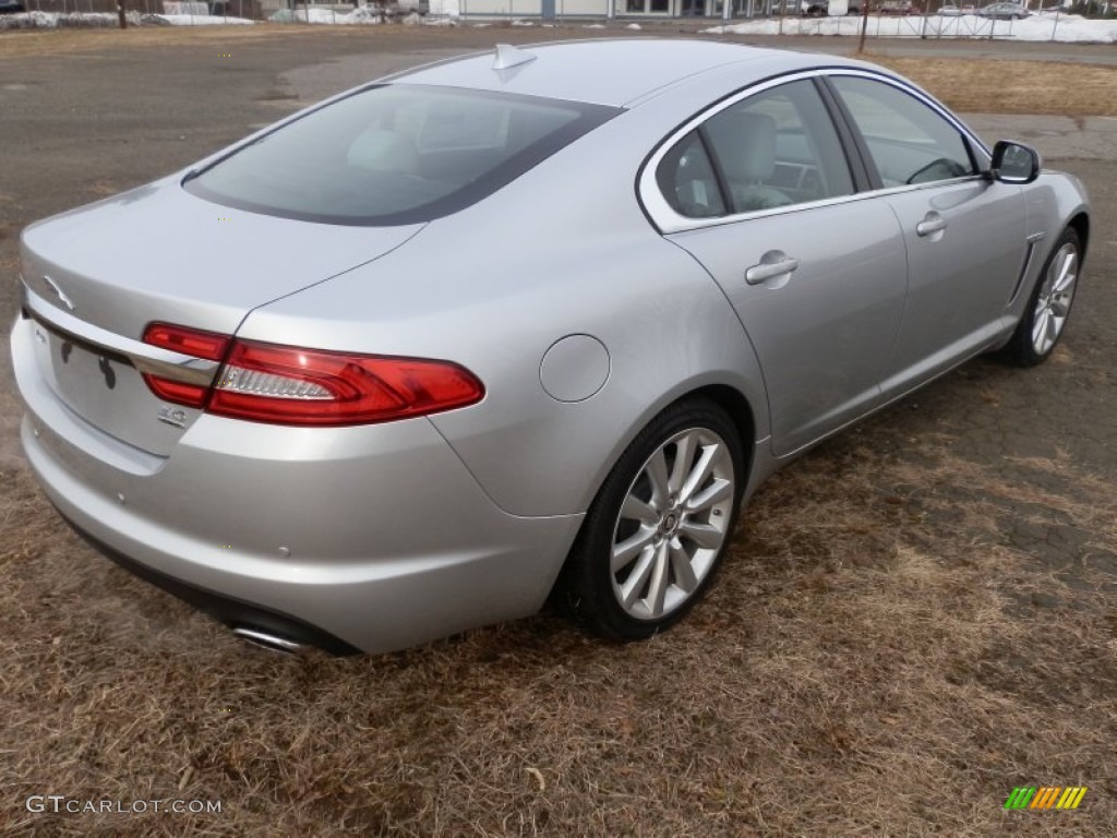 2013 Jaguar XF 3.0 AWD Rear 3/4 View Photo #78254557