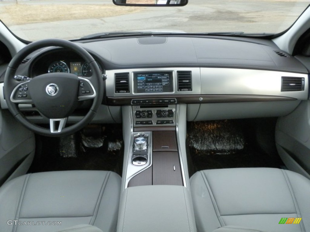 2013 Jaguar XF 3.0 AWD Dove/Warm Charcoal Dashboard Photo #78254623
