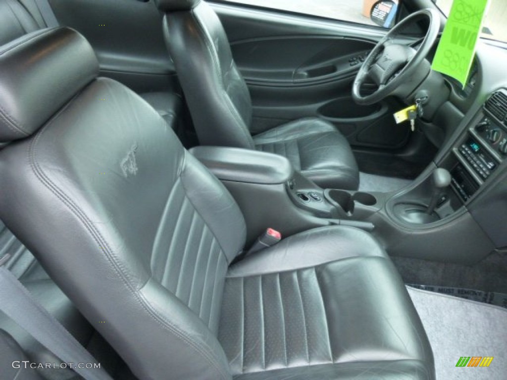 Dark Charcoal Interior 2000 Ford Mustang GT Coupe Photo #78254626
