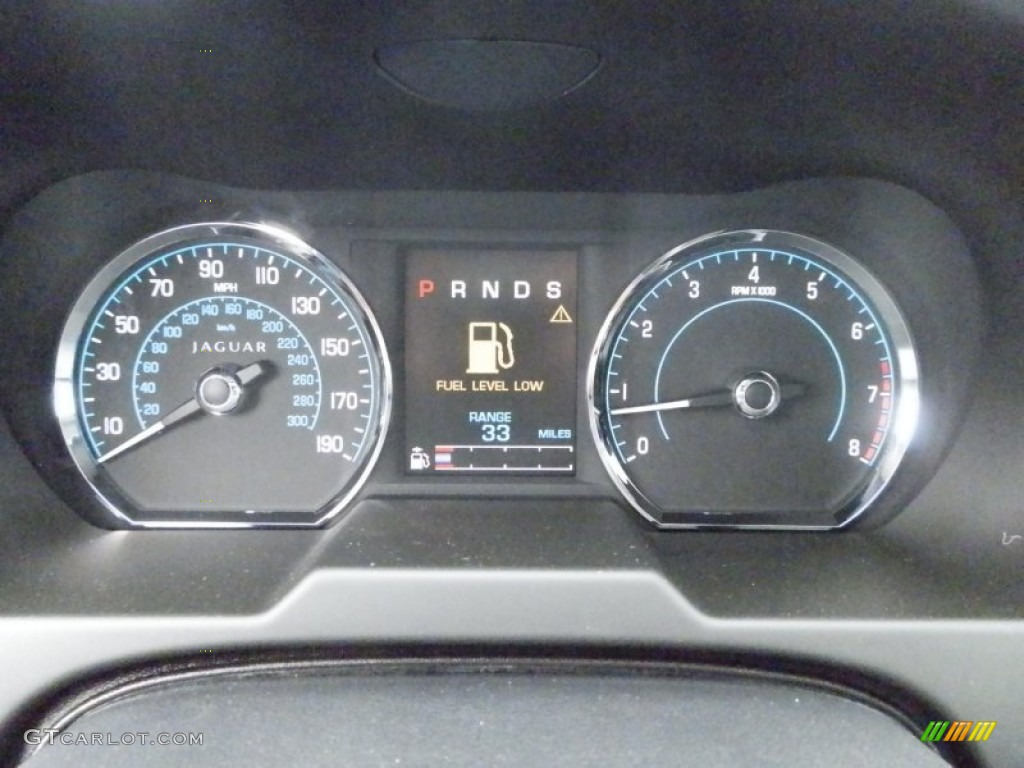 2013 Jaguar XF 3.0 AWD Gauges Photo #78254770