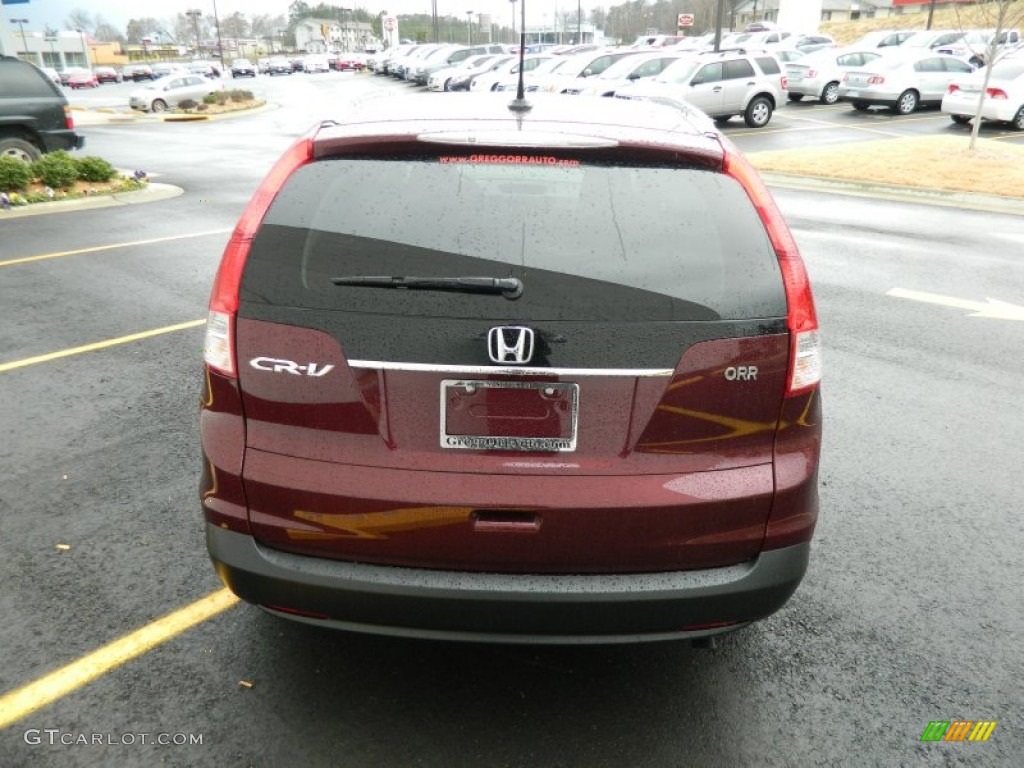 2013 CR-V EX-L - Basque Red Pearl II / Gray photo #5