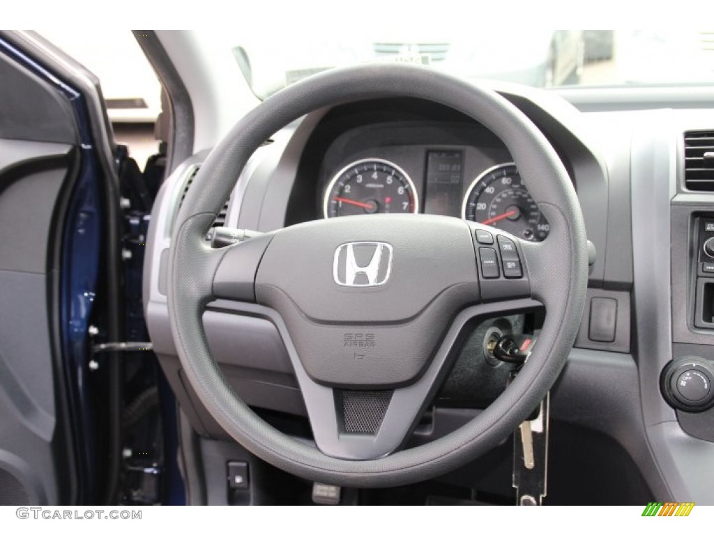 2008 Honda CR-V LX 4WD Gray Steering Wheel Photo #78254824