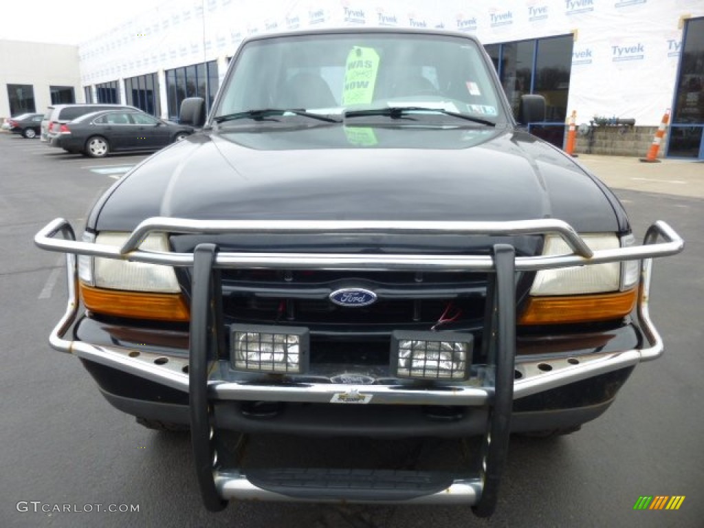 1999 Ranger Sport Extended Cab 4x4 - Black Clearcoat / Dark Graphite photo #8