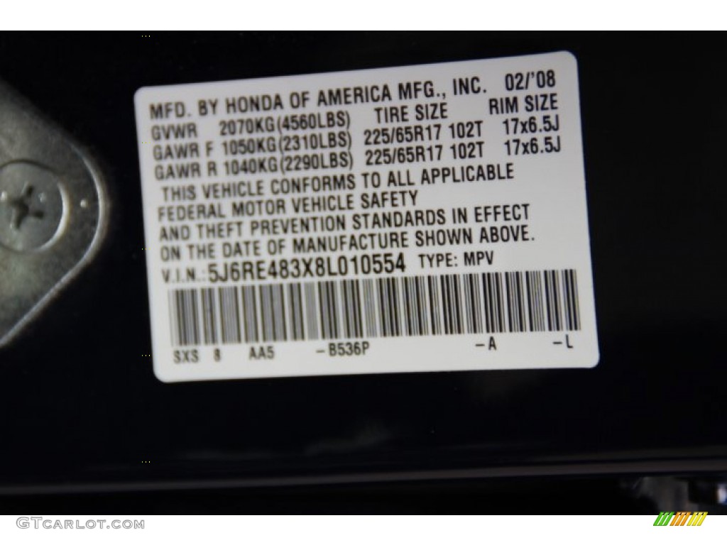 2008 CR-V LX 4WD - Royal Blue Pearl / Gray photo #26