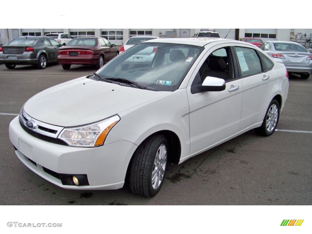 White Suede 2011 Ford Focus SEL Sedan Exterior Photo #78255163