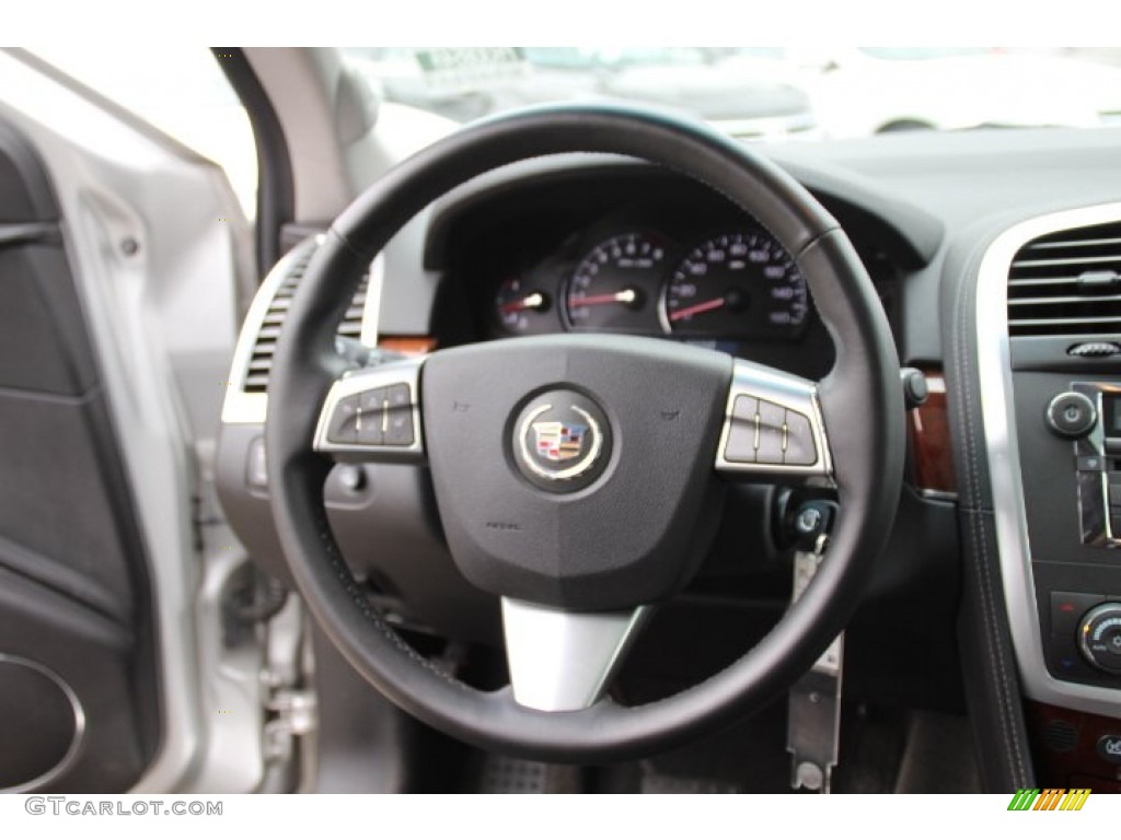 2008 Cadillac SRX 4 V6 AWD Ebony/Ebony Steering Wheel Photo #78255221