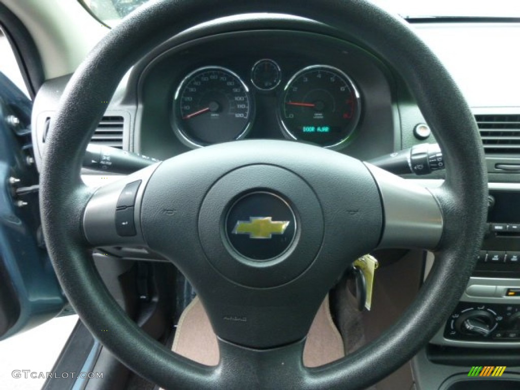 2010 Chevrolet Cobalt LT Sedan Ebony Steering Wheel Photo #78255292