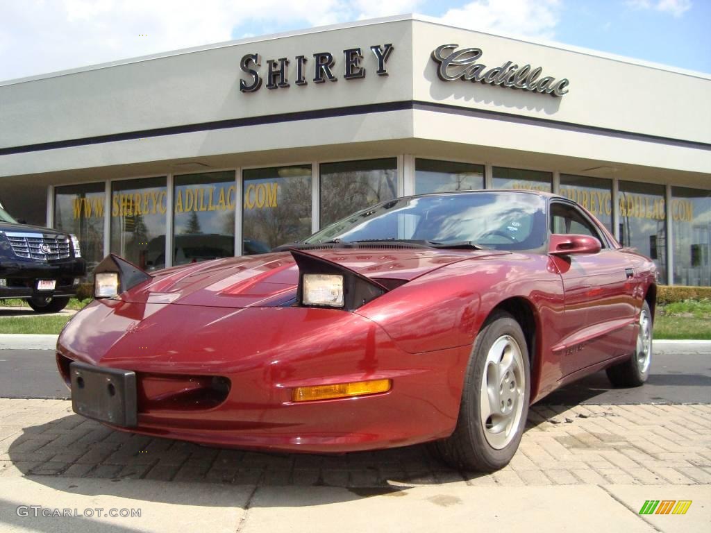 1995 Firebird Coupe - Medium Red Metallic / Medium Gray photo #1