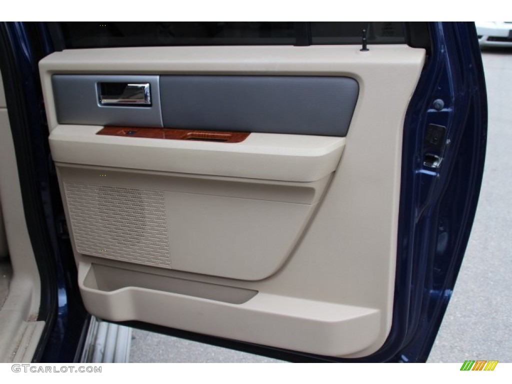 2010 Ford Expedition EL Eddie Bauer 4x4 Camel Door Panel Photo #78255649