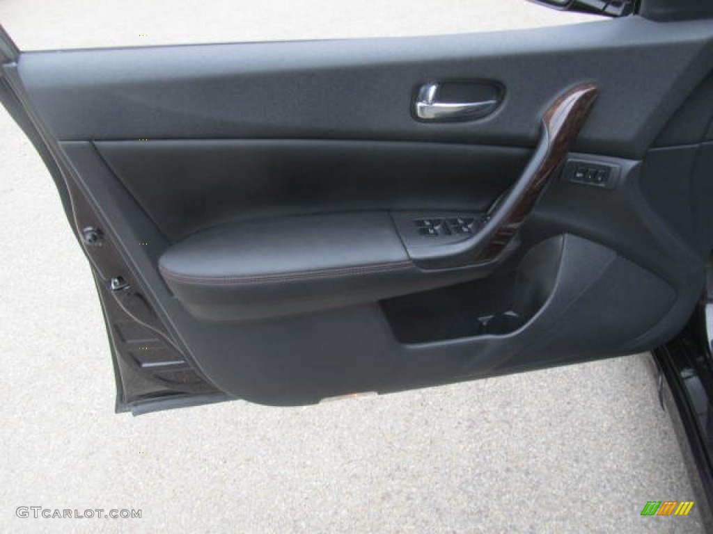 2010 Nissan Maxima 3.5 SV Premium Charcoal Door Panel Photo #78255816