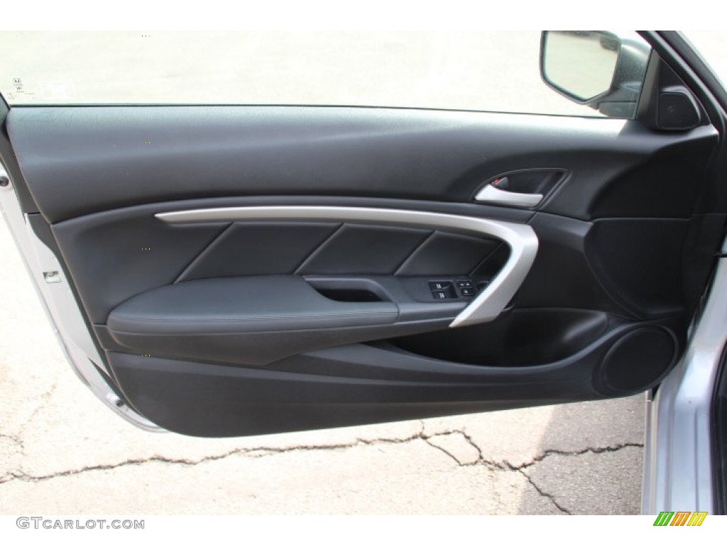 2011 Honda Accord EX Coupe Black Door Panel Photo #78255892