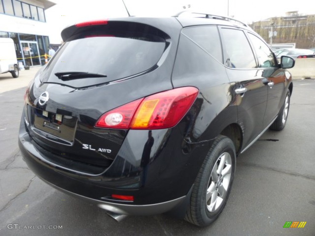 2010 Murano SL AWD - Super Black / Black photo #3