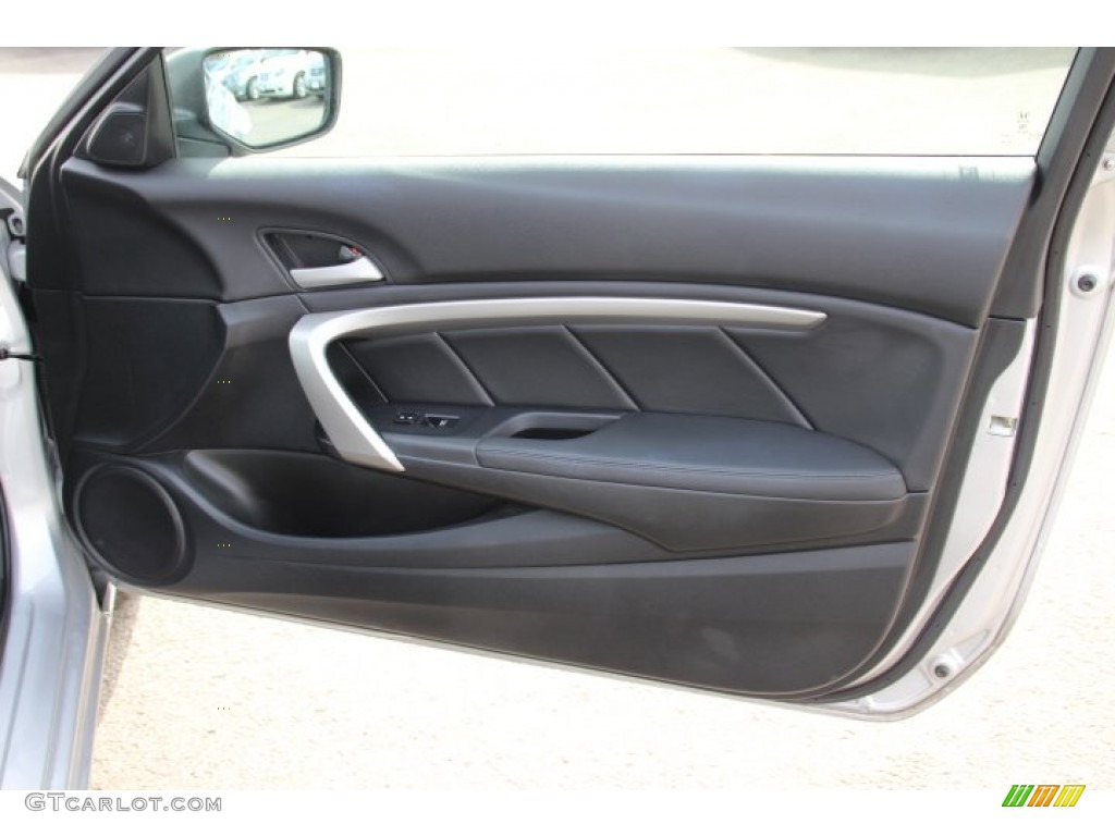 2011 Honda Accord EX Coupe Black Door Panel Photo #78256011