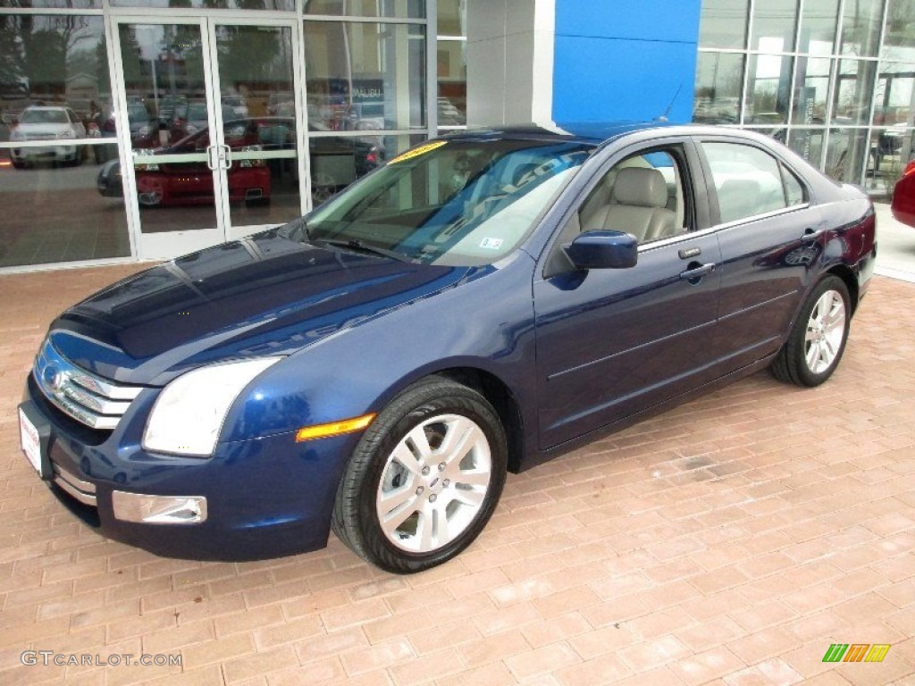 Dark Blue Pearl Metallic 2007 Ford Fusion SEL V6 AWD Exterior Photo #78256570