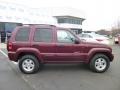 2002 Dark Garnet Red Pearlcoat Jeep Liberty Limited 4x4  photo #2