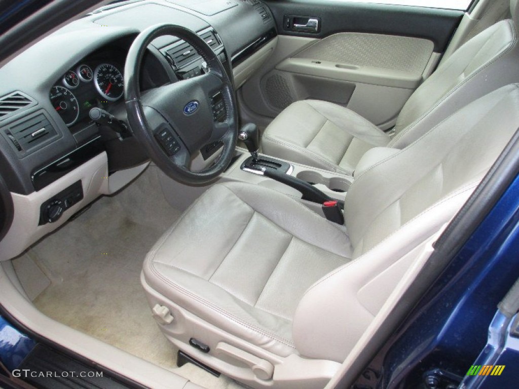 Light Stone Interior 2007 Ford Fusion SEL V6 AWD Photo #78256720