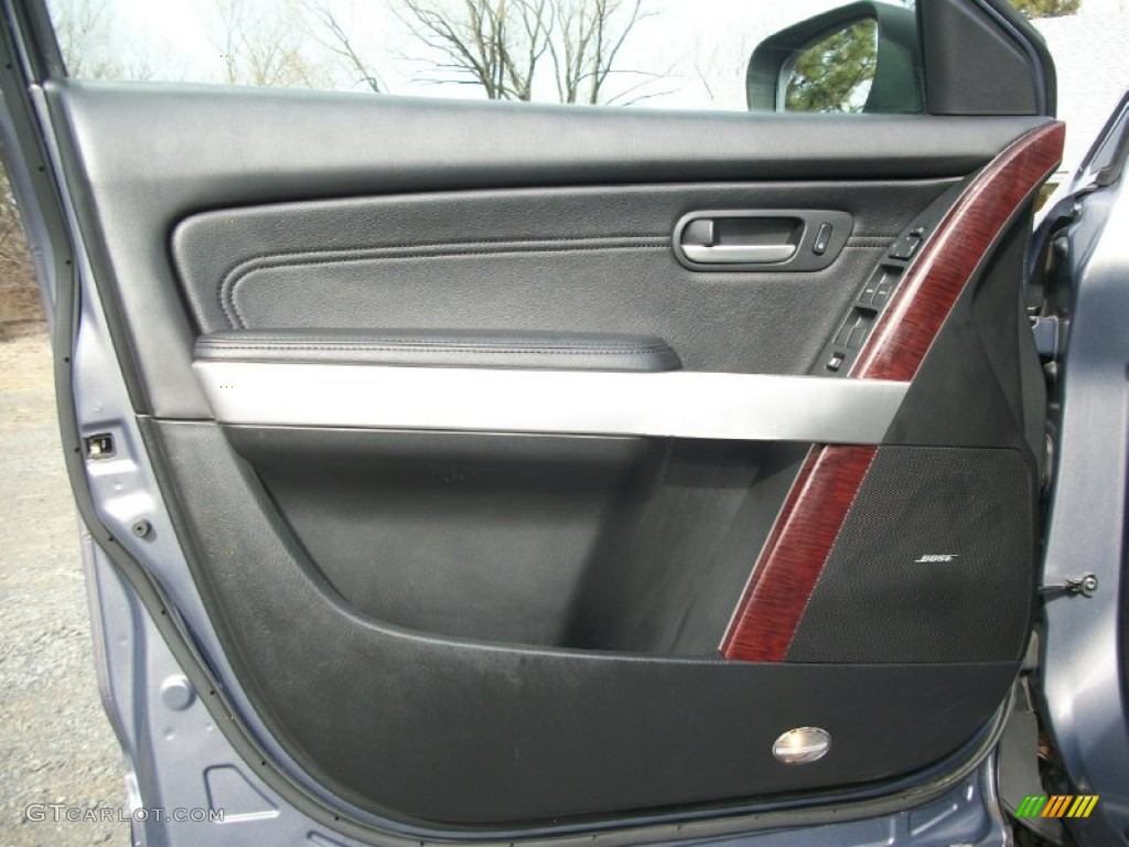 2008 Mazda CX-9 Grand Touring AWD Black Door Panel Photo #78257203