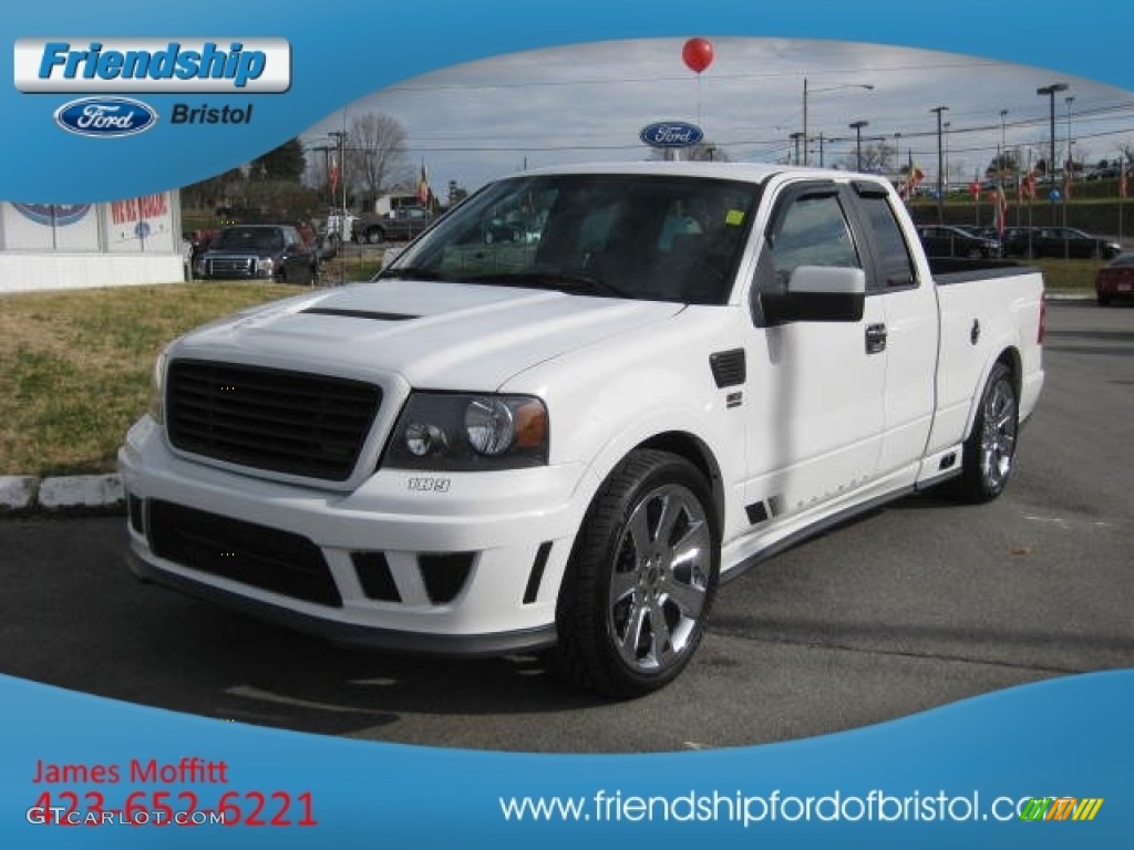 2007 F150 Saleen S331 Supercharged SuperCab - Oxford White / Saleen Dark Charcoal photo #2