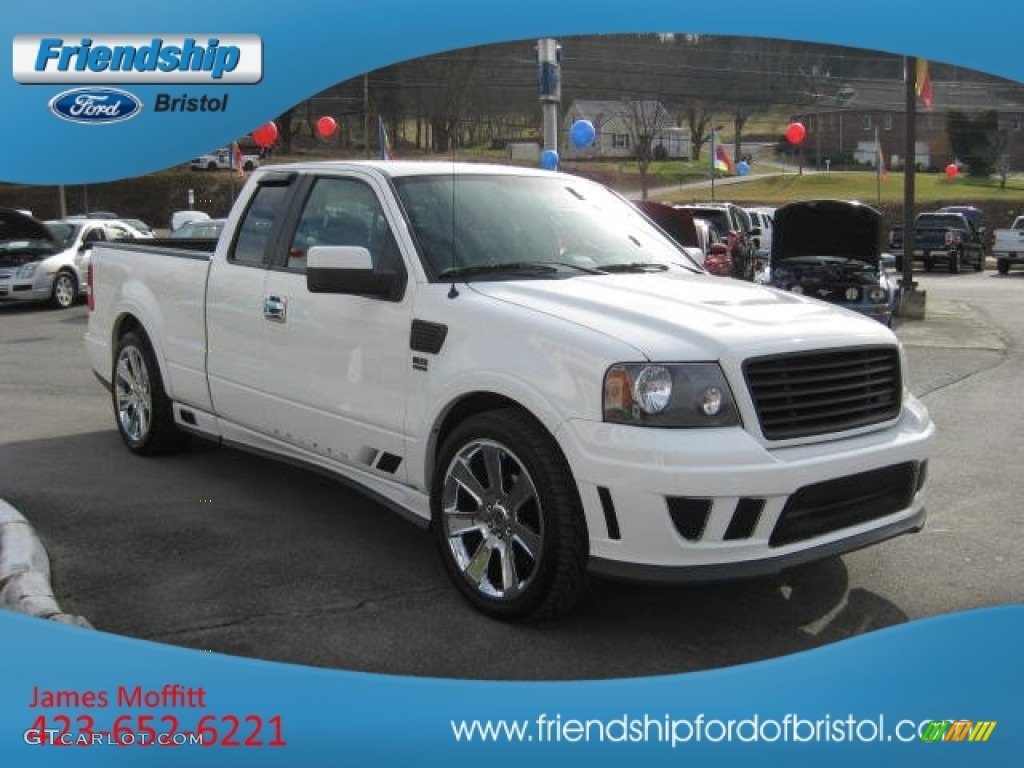 2007 F150 Saleen S331 Supercharged SuperCab - Oxford White / Saleen Dark Charcoal photo #4