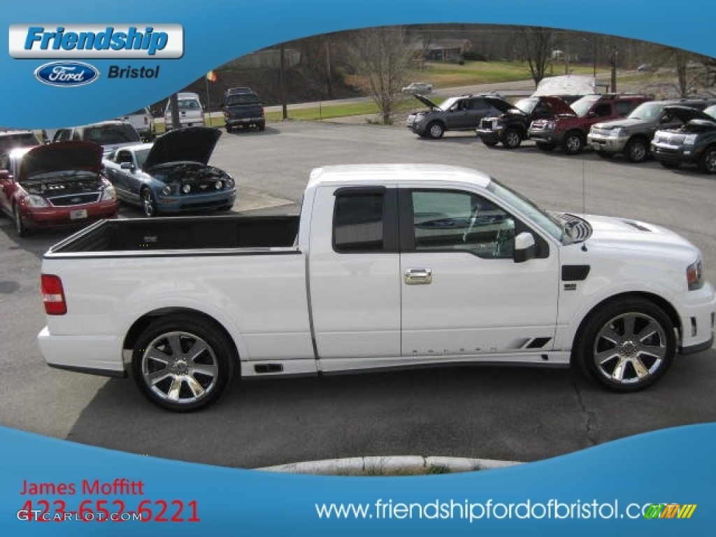 2007 F150 Saleen S331 Supercharged SuperCab - Oxford White / Saleen Dark Charcoal photo #5