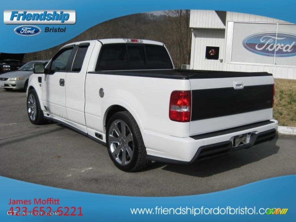 2007 F150 Saleen S331 Supercharged SuperCab - Oxford White / Saleen Dark Charcoal photo #8