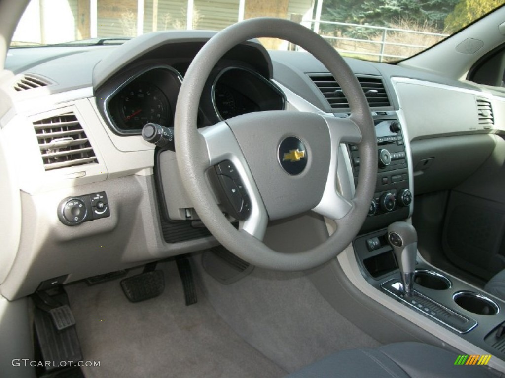 2011 Chevrolet Traverse LS AWD Dark Gray/Light Gray Dashboard Photo #78257610