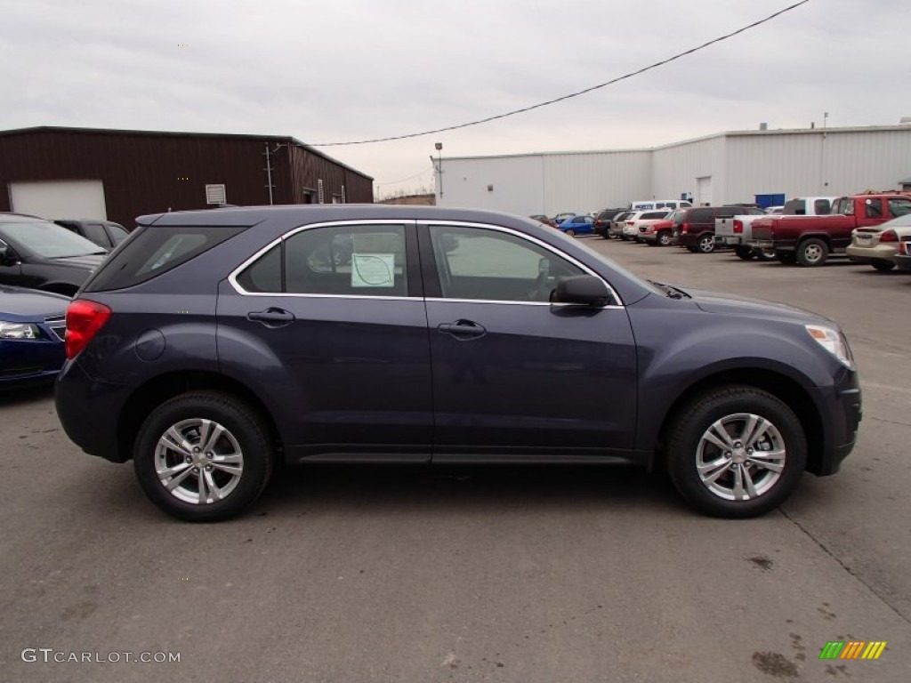 2013 Equinox LS AWD - Atlantis Blue Metallic / Jet Black photo #1