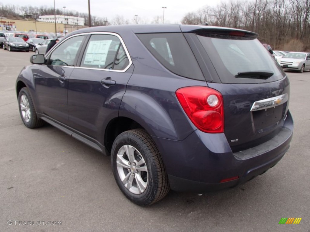 2013 Equinox LS AWD - Atlantis Blue Metallic / Jet Black photo #6