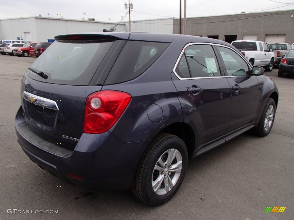 2013 Equinox LS AWD - Atlantis Blue Metallic / Jet Black photo #8