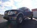 2010 Dark Blue Pearl Metallic Ford F150 Lariat SuperCrew 4x4  photo #3