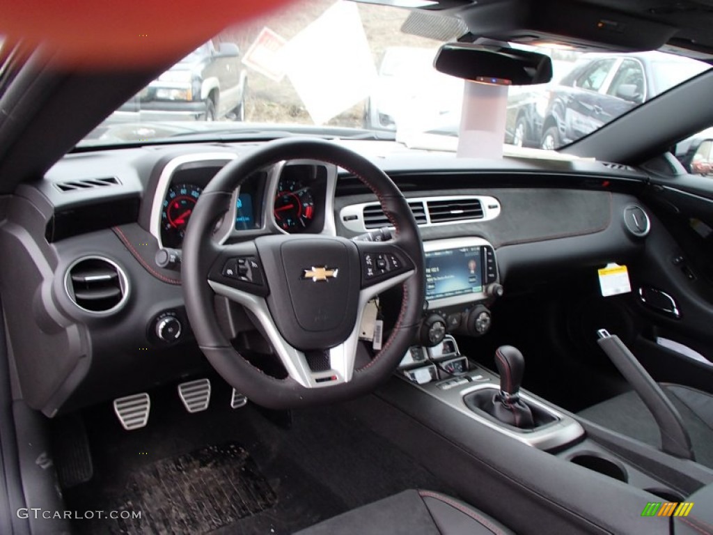 Black Interior 2013 Chevrolet Camaro ZL1 Convertible Photo #78259004