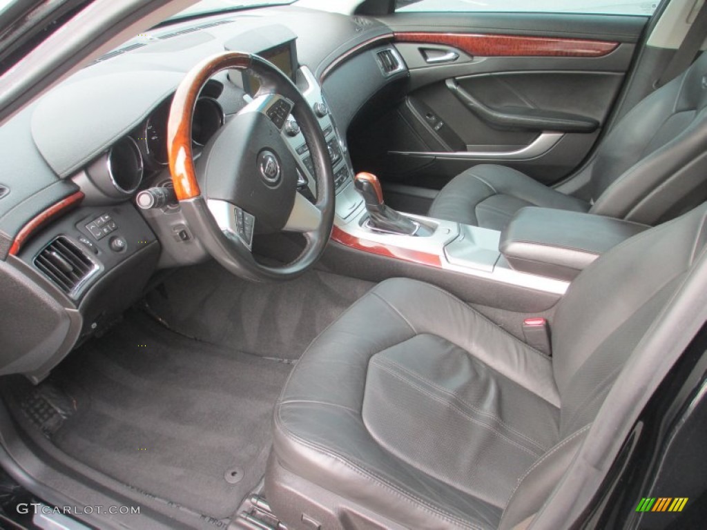 Ebony Interior 2008 Cadillac CTS 4 AWD Sedan Photo #78259834