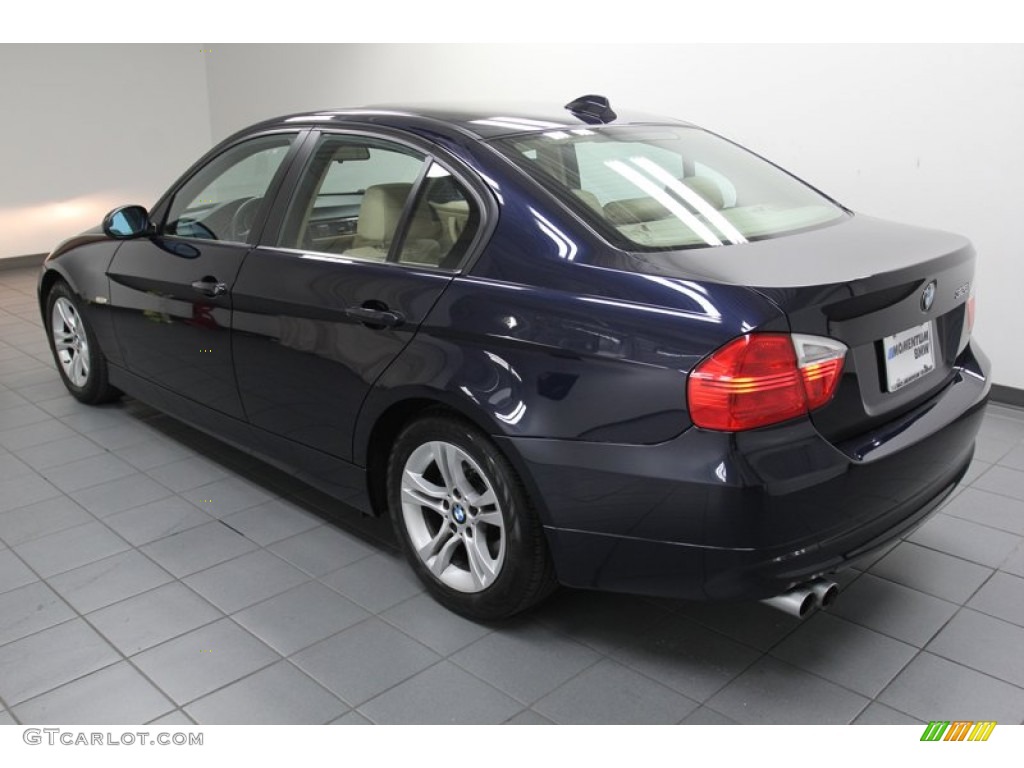 2008 3 Series 328i Sedan - Monaco Blue Metallic / Beige photo #5
