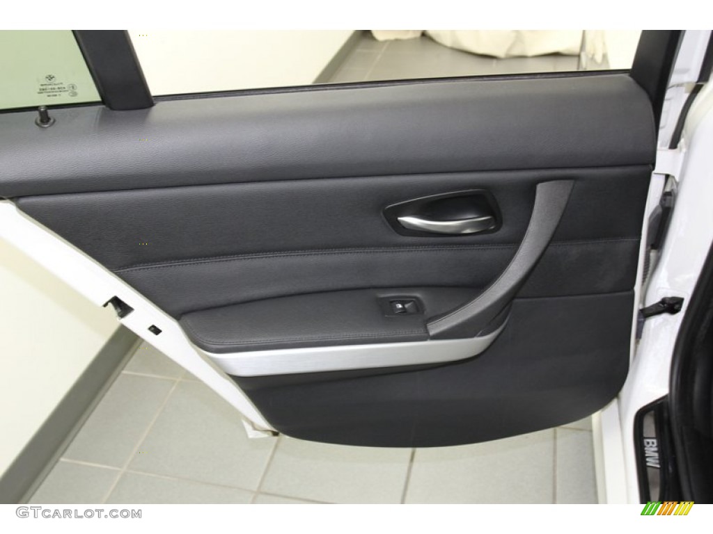 2009 BMW 3 Series 328i Sedan Black Door Panel Photo #78261586