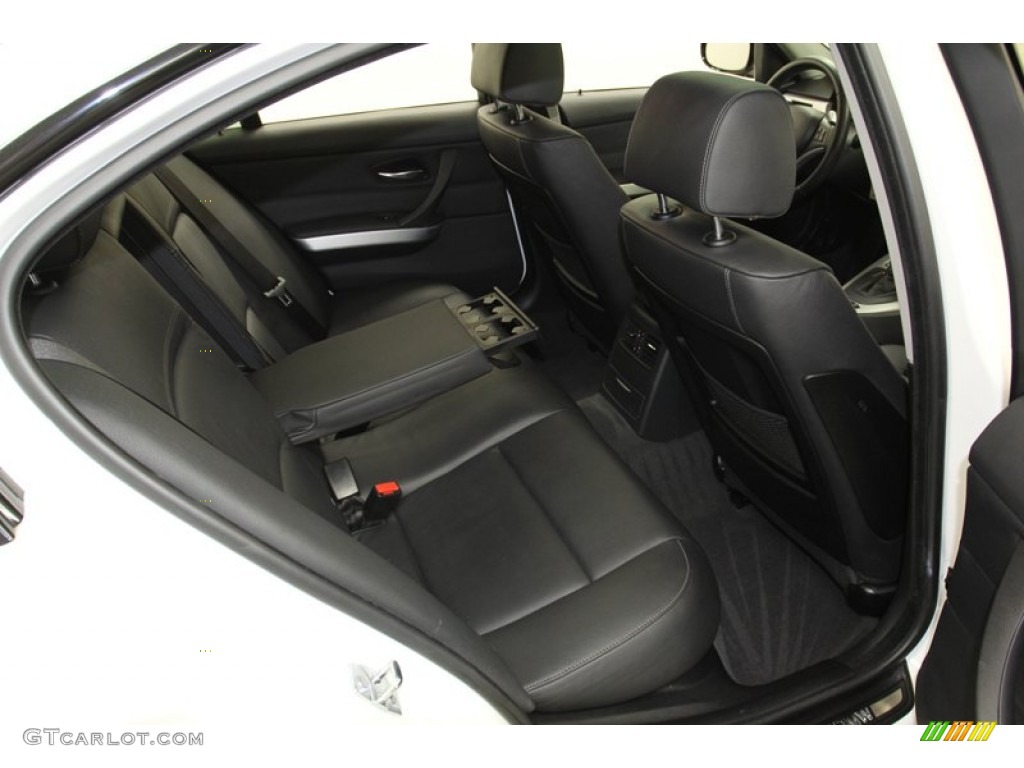 Black Interior 2009 BMW 3 Series 328i Sedan Photo #78261641