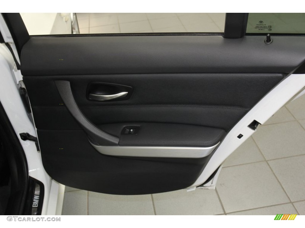 2009 BMW 3 Series 328i Sedan Black Door Panel Photo #78261652