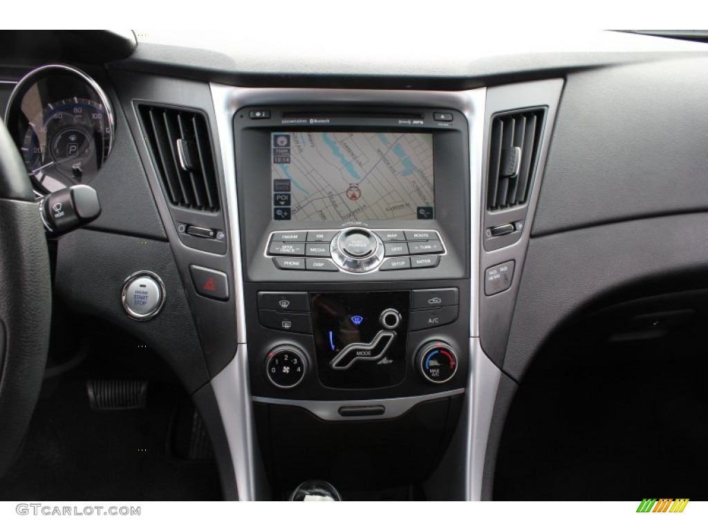 2011 Sonata SE - Midnight Black / Black photo #14