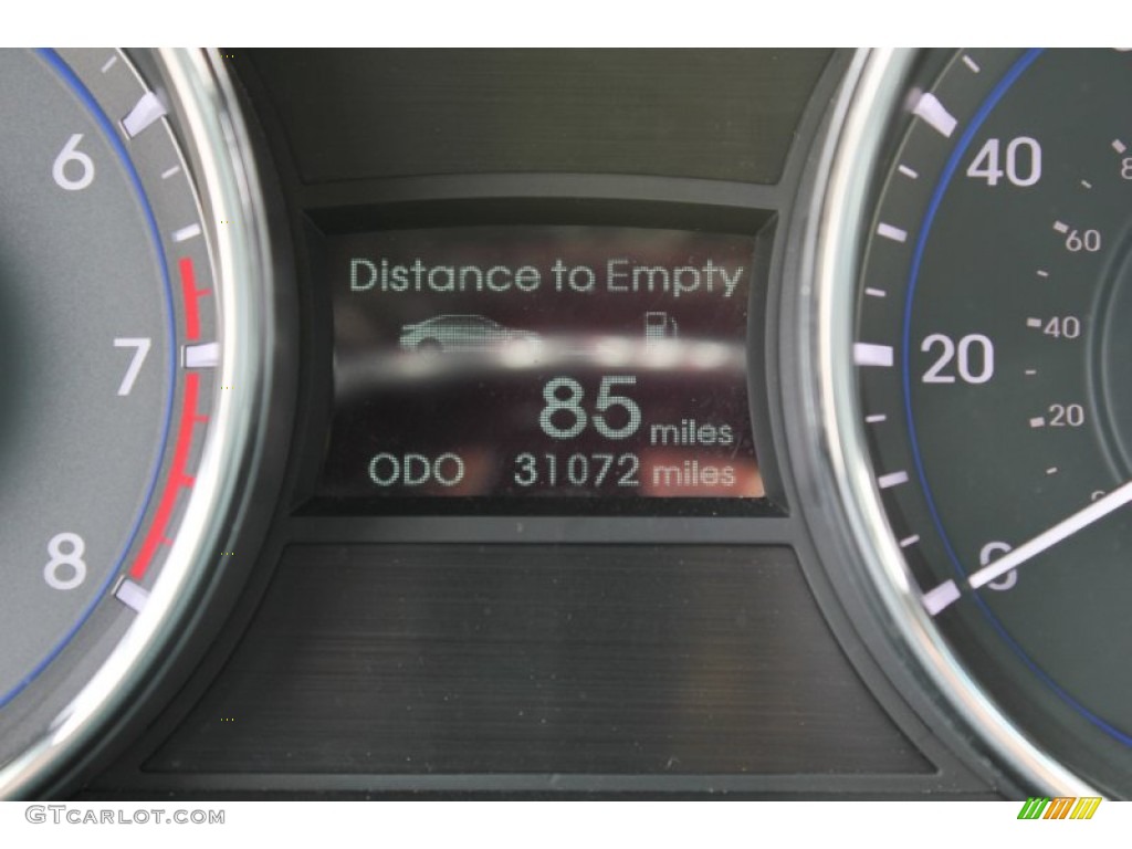 2011 Sonata SE - Midnight Black / Black photo #16