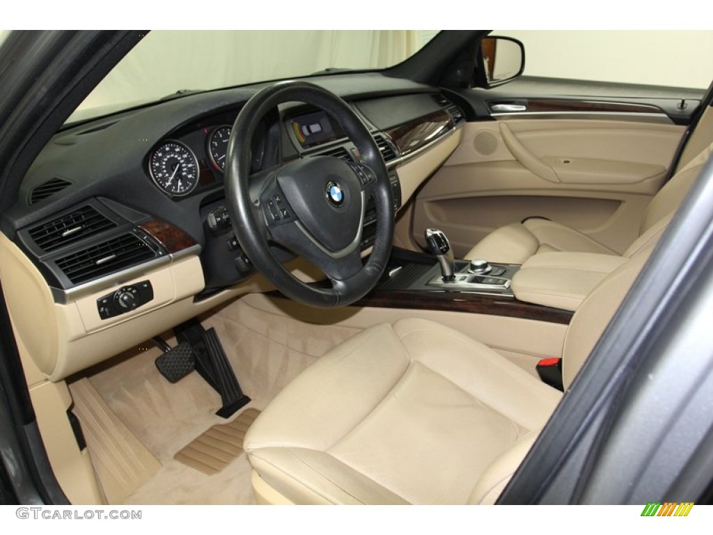 Sand Beige Interior 2008 BMW X5 4.8i Photo #78262528